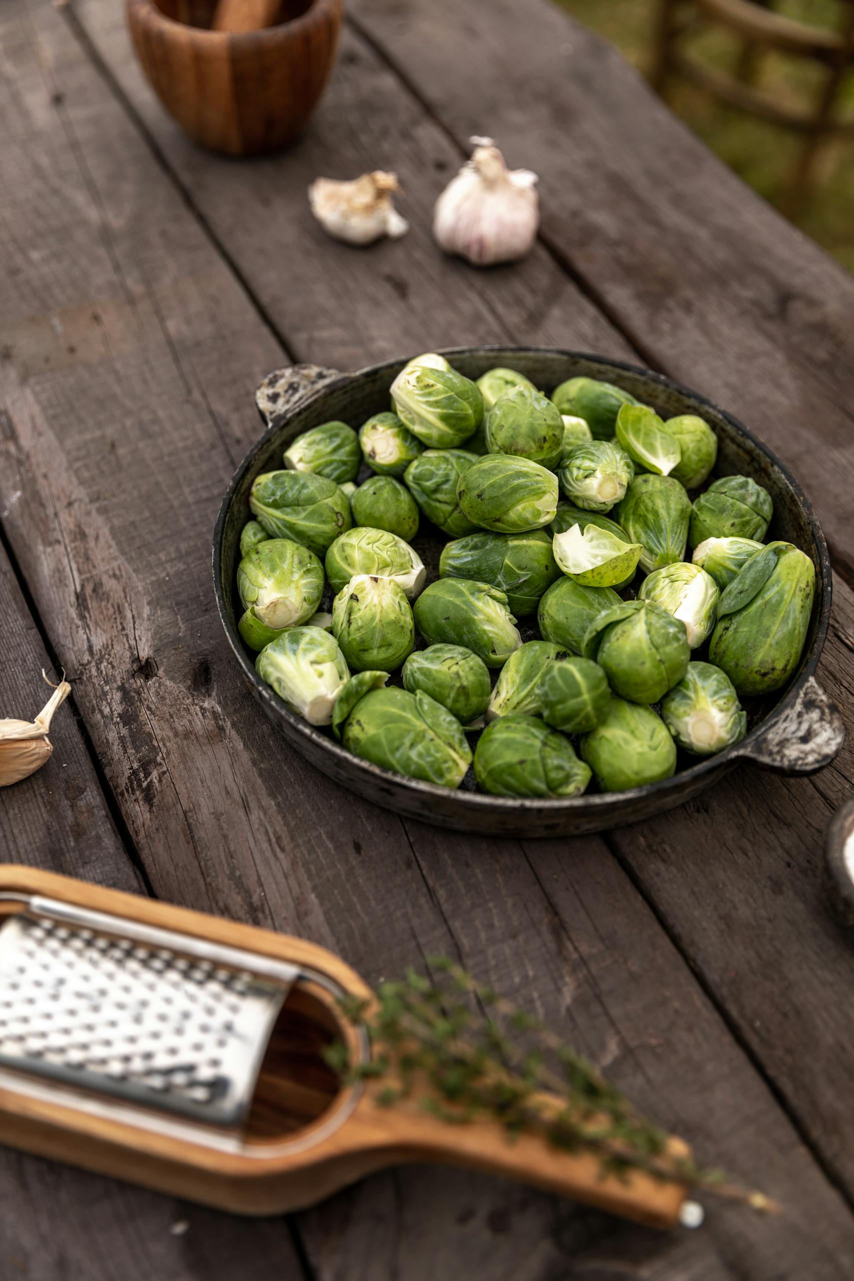 Preparing the Sprouts