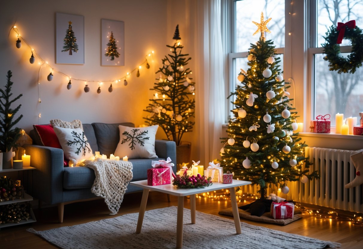 Decorate a Small Apartment for Christmas on a Tight Budget: Festive and Affordable Tips