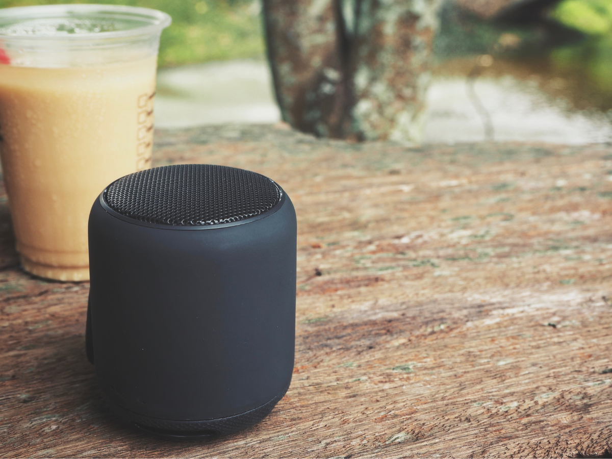 Small Black Bluetooth speaker