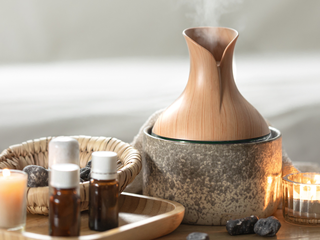 Oil Diffuser disbursing favourite summer scent combinations for a spa day like feel