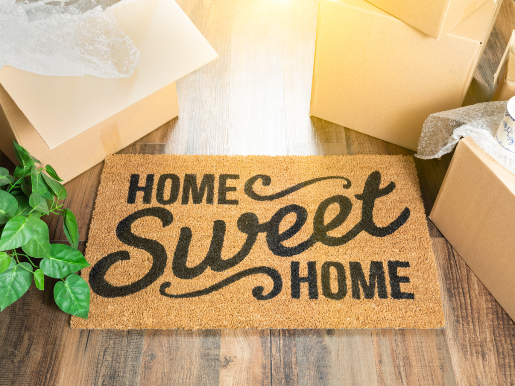 Home sweet home front doormat